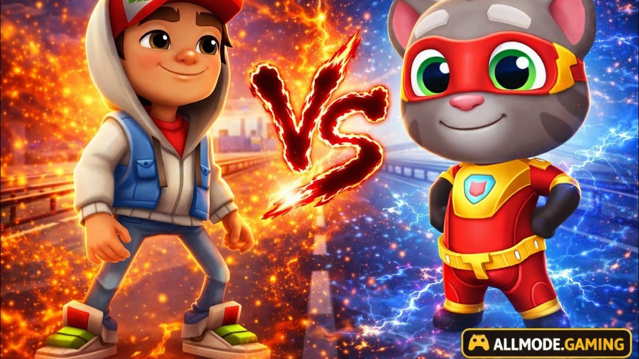 Subway Surfers vs Talking Tom Hero Dash 🔥 | Best Offline Running Game 2026