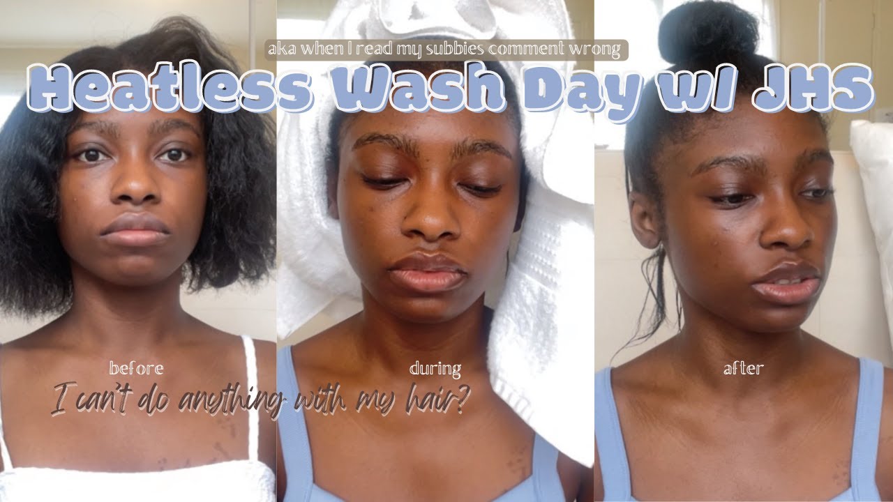 Heatless Wash Day with Japanese Straight Perm | JHS