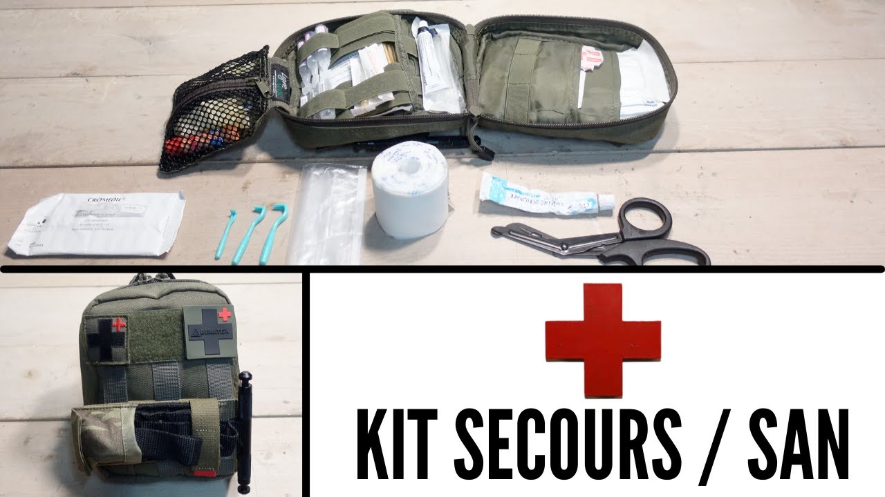 TROUSSE de SECOURS / MEDIC : le MINIMUM &agrave; avoir !