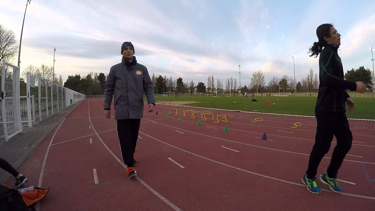 Séance #85 : technique course et vitesse athlétisme (24/03/2016)