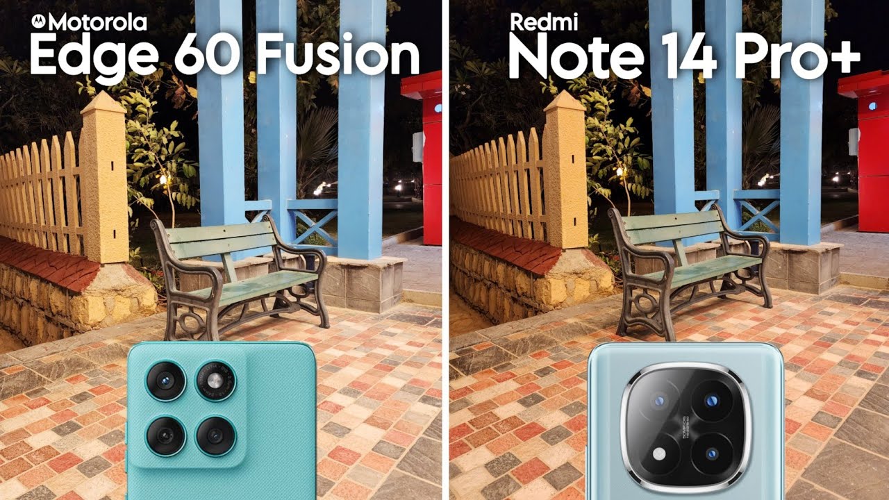 Сравнение камер Motorola Edge 60 Fusion и Redmi Note 14 Pro Plus