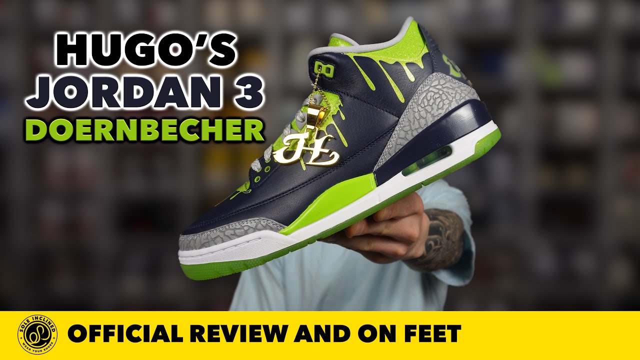 Hugo Molina's Air Jordan 3 'Doernbecher' Is Awesome. In Depth Review and On Feet!