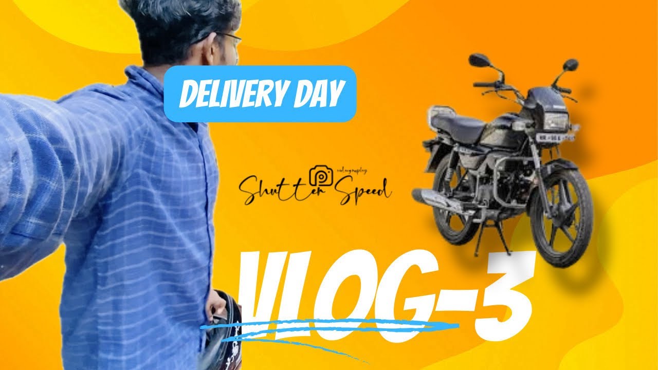 Delivery day of splendor 🤩| splendor bs￼6 | malayalam vlog -3 |