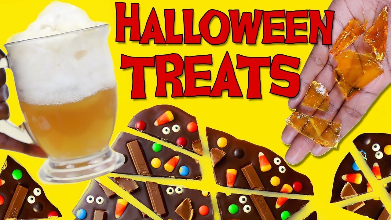 DIY Halloween Treats! How To Make Rock Candy, Butterbeer & MORE!