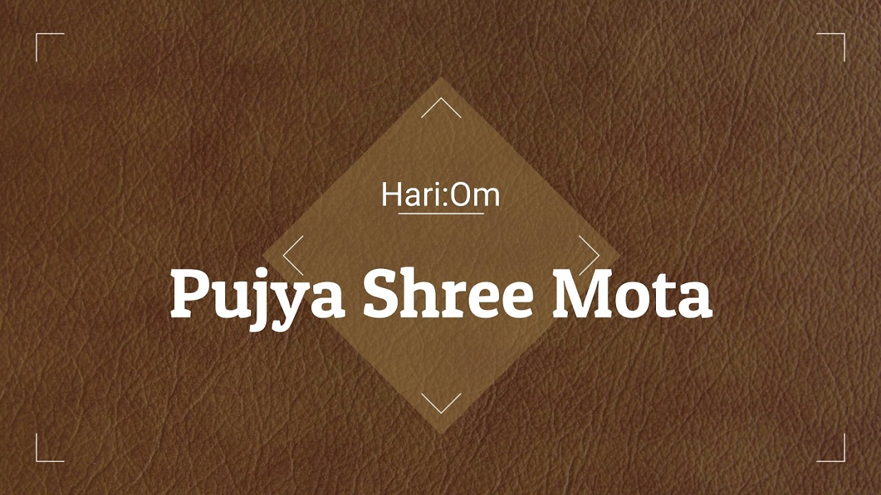287. Potane Trun Manine (ShardulVikridit) | Punit Prem Gaatha | Pujya Shree Mota | Bhavik Patel
