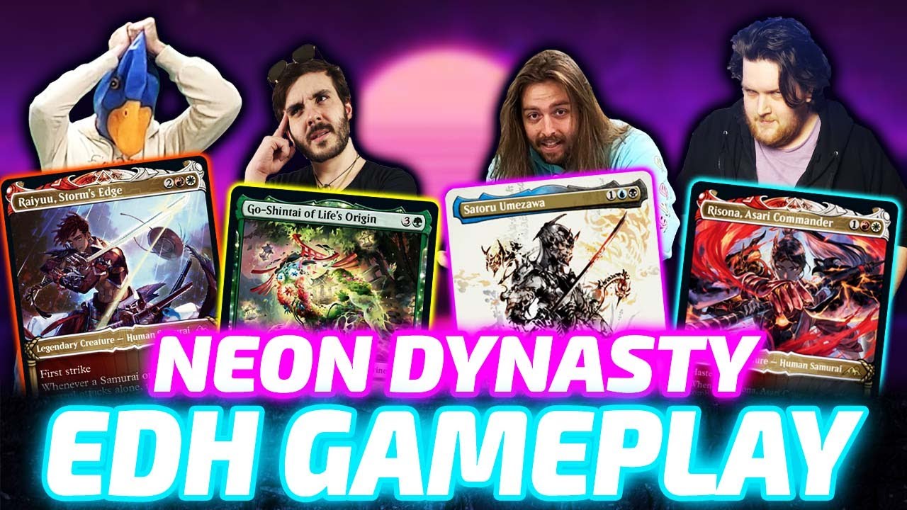 Raiyuu vs Go-Shintai vs Satoru vs Risona [Budget EDH/Commander, Magic The Gathering Gameplay 2022]