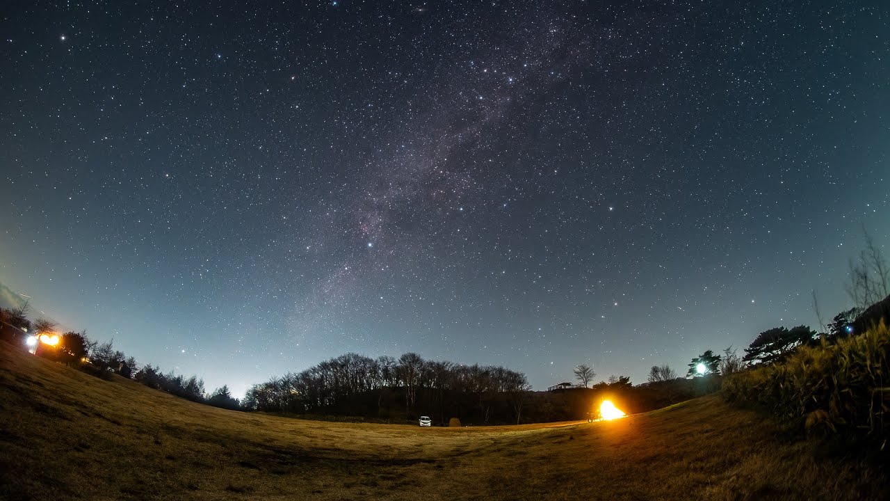荒船パノラマキャンプフィールドの星空 ー長野県佐久市  2024年11月ー