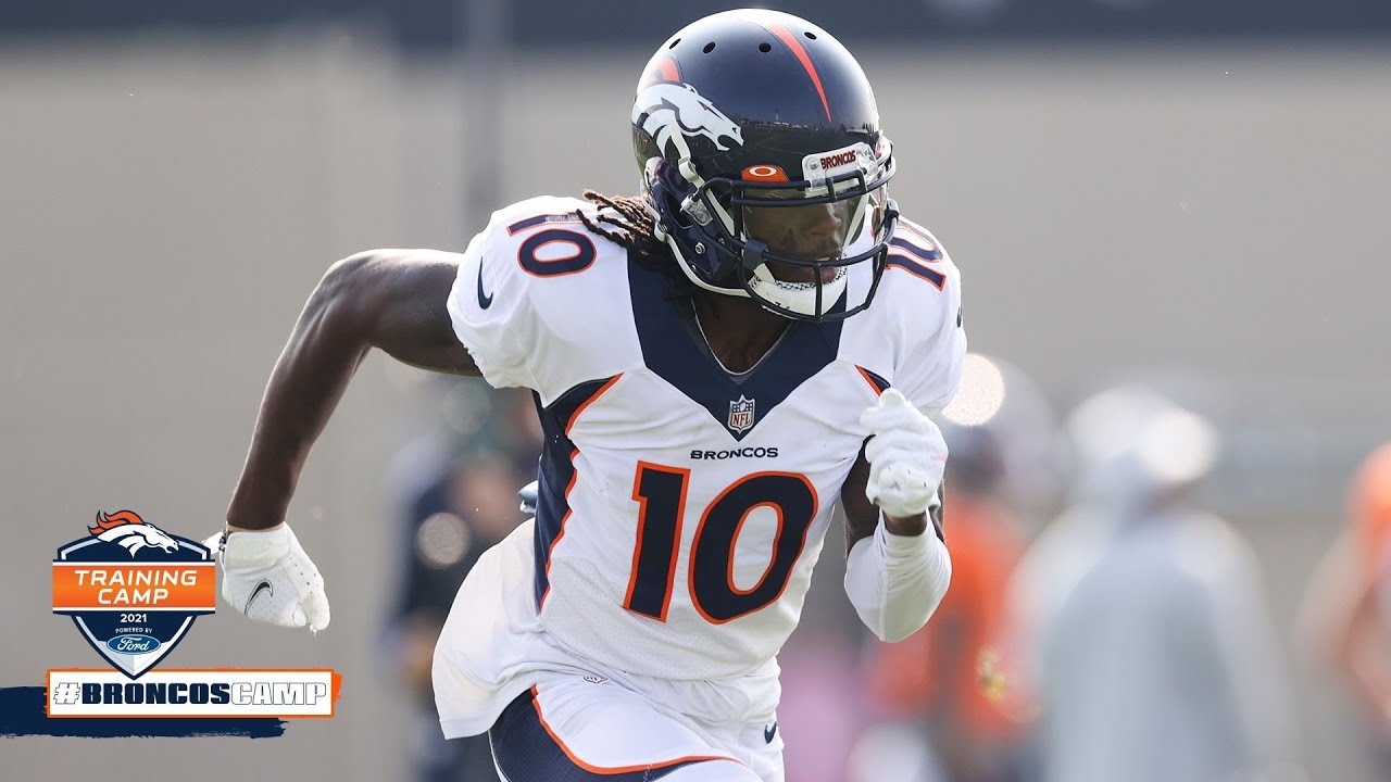 'What position did you play when you played, Coach?' | Wired at #BroncosCamp with Jerry Jeudy