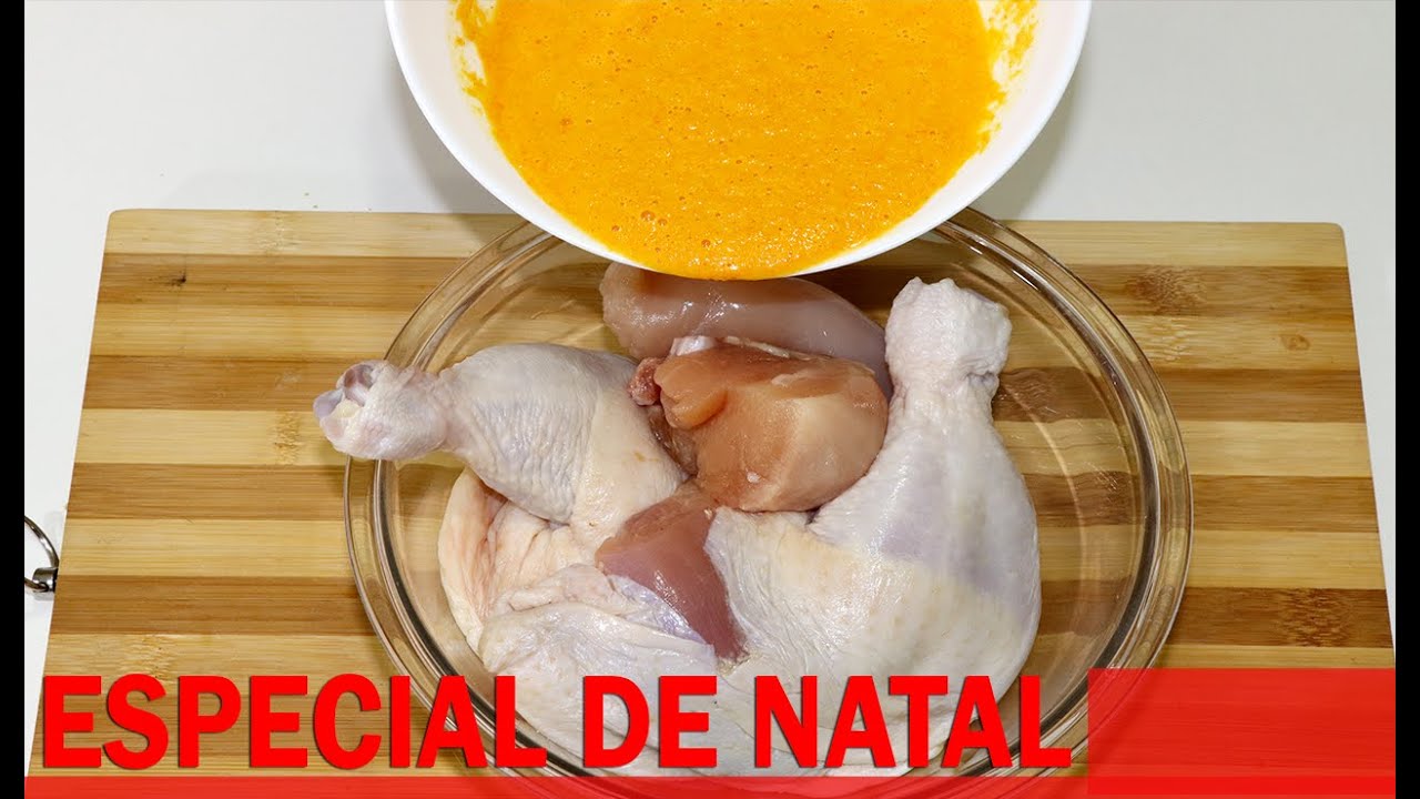 INCRÍVEL COMO FICA SUCULENTO - FRANGO ASSADO NO FORNO