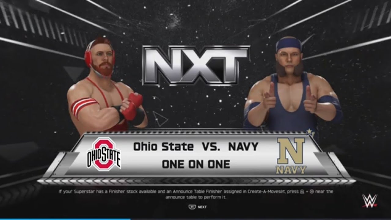 Ohio State vs Navy | WWE 2K25 NCAA Men's Wrestling Sim (2/17/2026) 