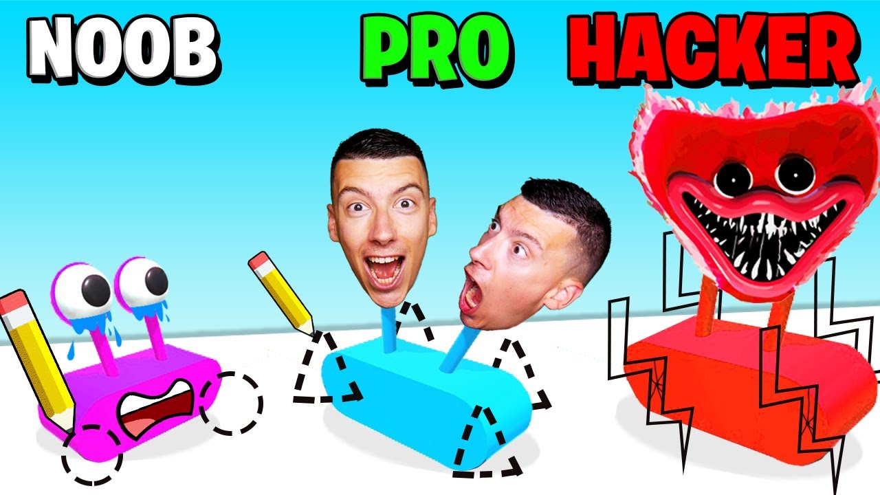 NOOB vs PRO vs HACKER sur Bug Climber! (Les meilleures ROUES)