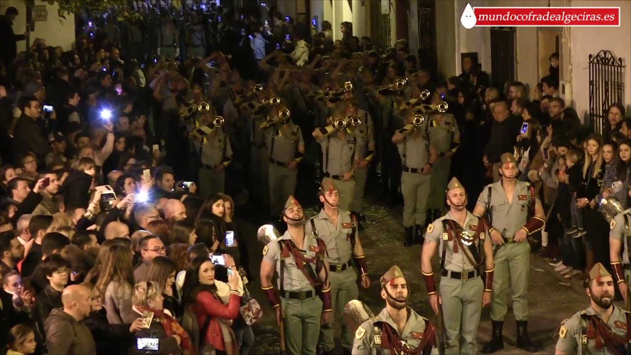 La Legion desfila por San Isidro Semana Santa Algeciras