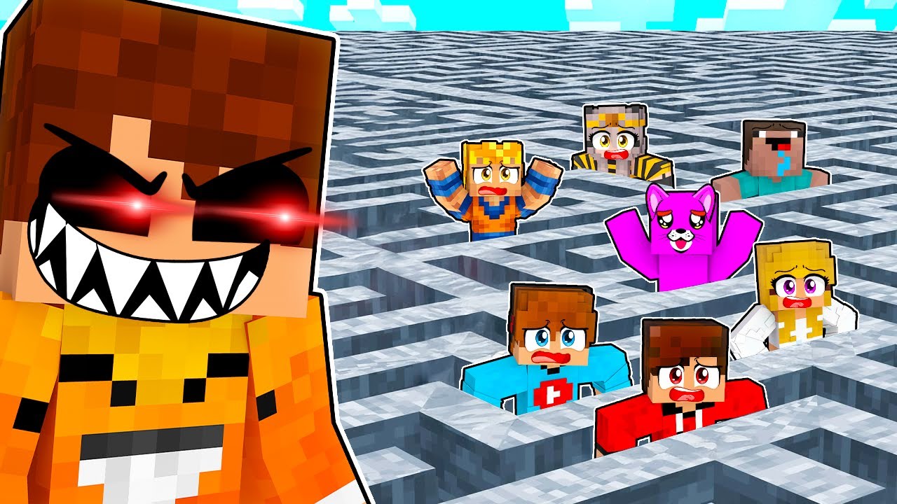 UWIĘZIŁEM PRZYJACIÓŁ W NAJWIĘKSZYM LABIRYNCIE w Minecraft!