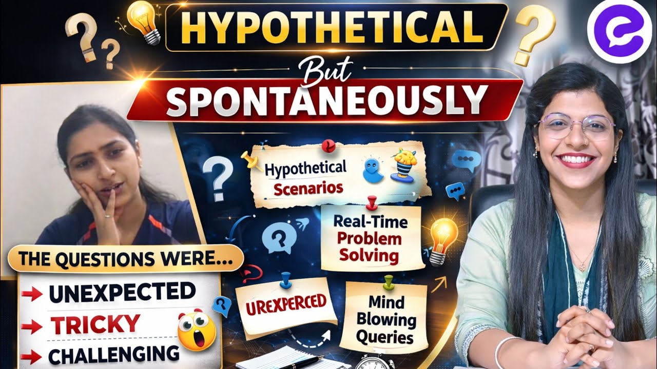 Real Test: Hypothetical but Sudden! 🚀 | Fluent English Conversation with Tutor Isha@EnglishYaari 