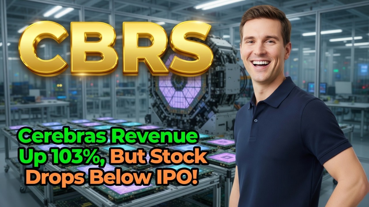 Cerebras Revenue Up 103%, But Stock Drops Below IPO! CBRS Stock Analysis