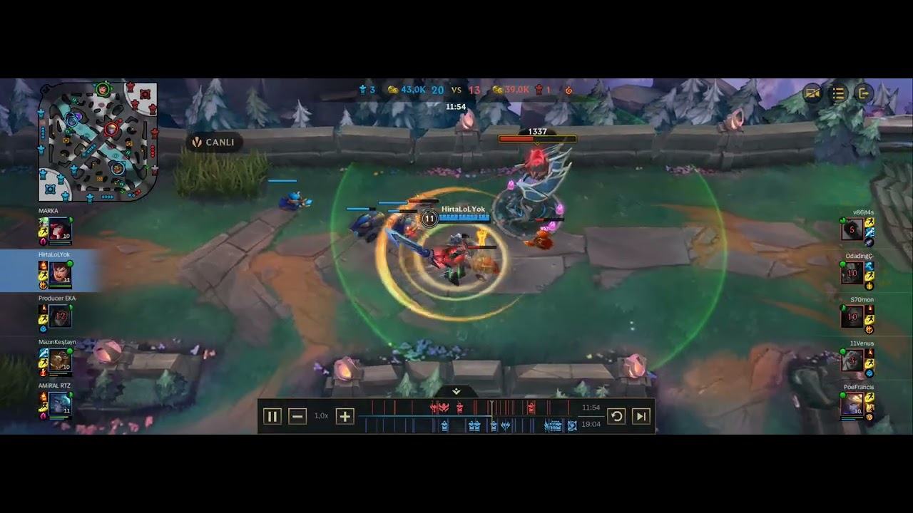 LoL'de Takımı Taşıdım - League of Legends Wild Rift 