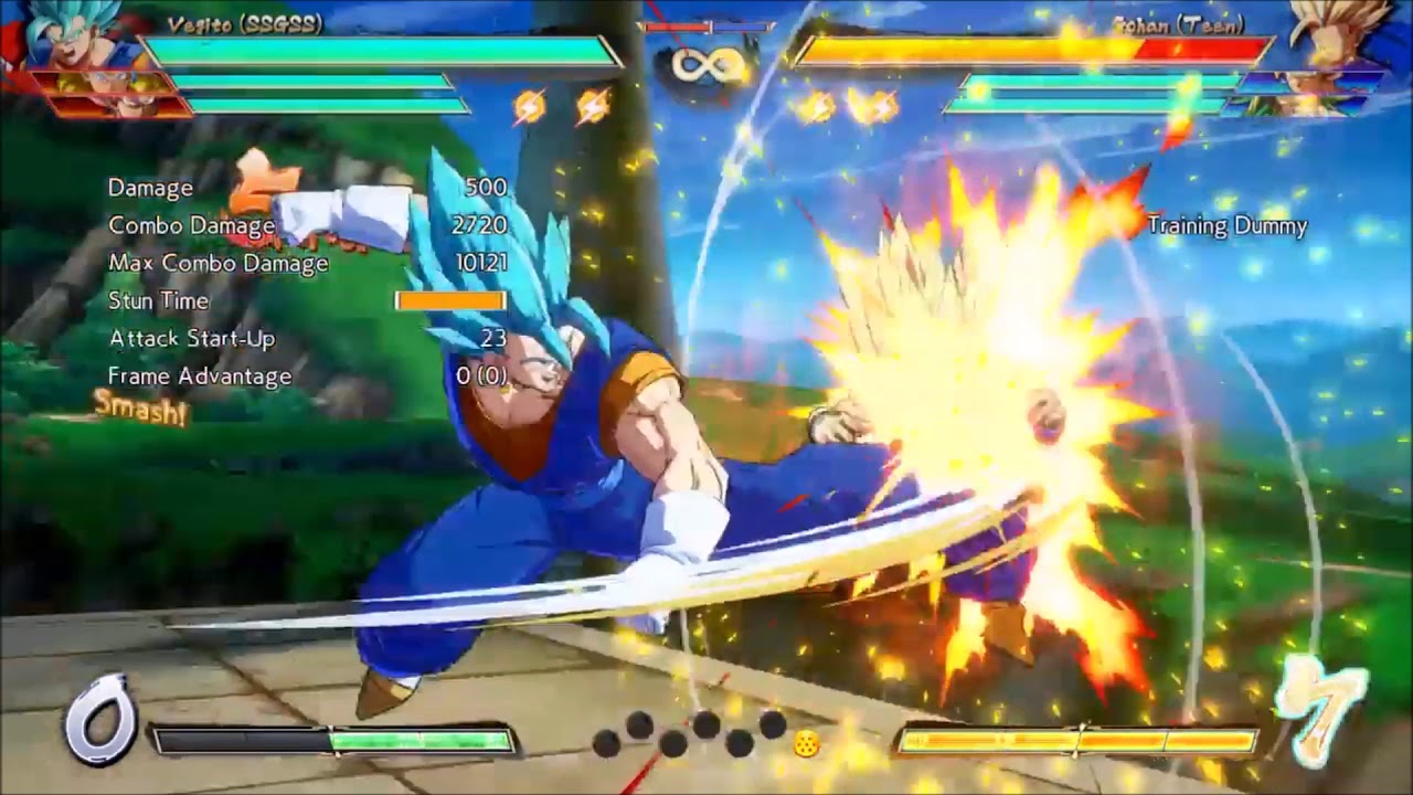 DBFZ Vegito Season 3 BNB combo guide