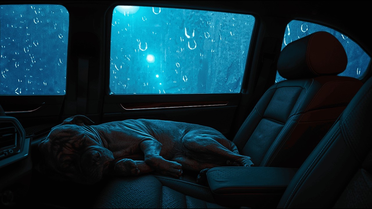 Heavy Rain & Distant Thunder | Deep Sleep for Stress Relief