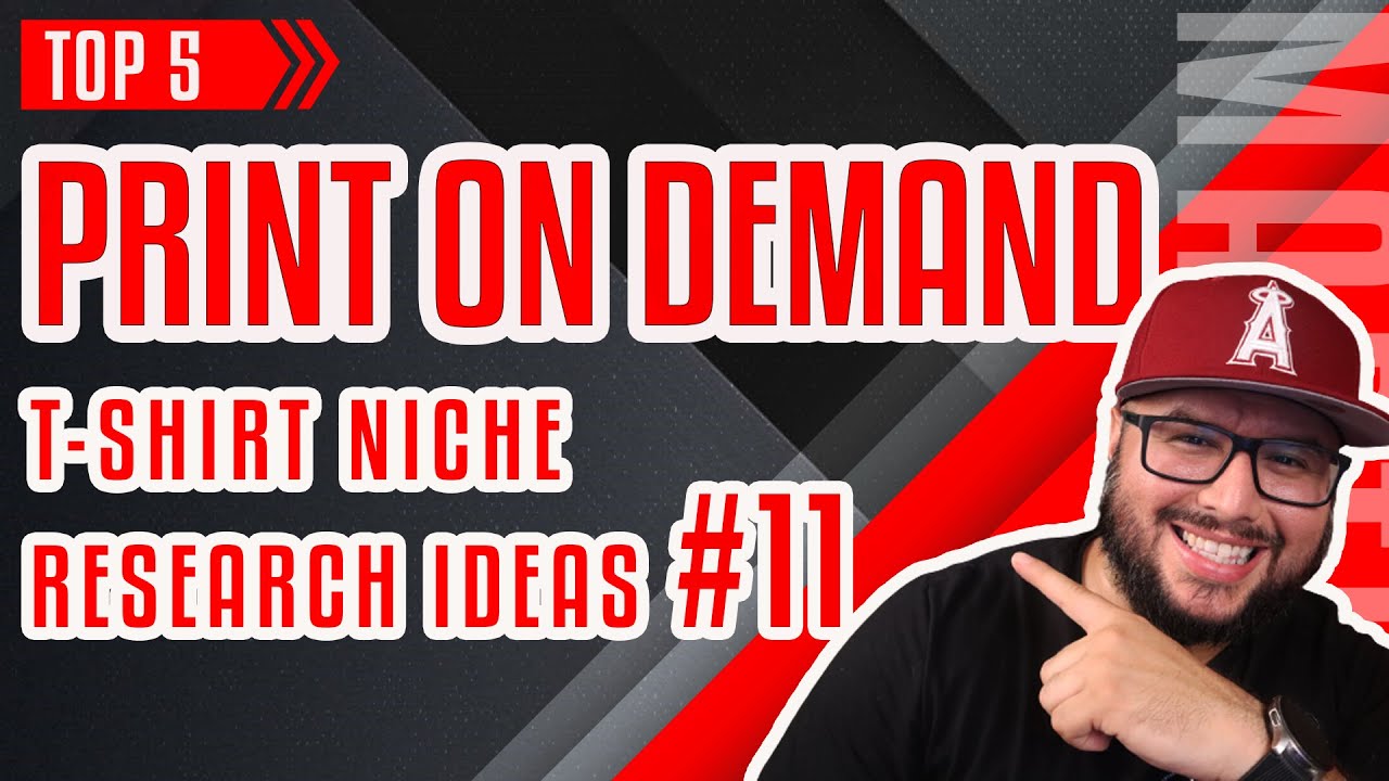 Top 5 Print on Demand T Shirt Niche Research Ideas 2022 #11 Merch by Amazon | Low Competition Niches