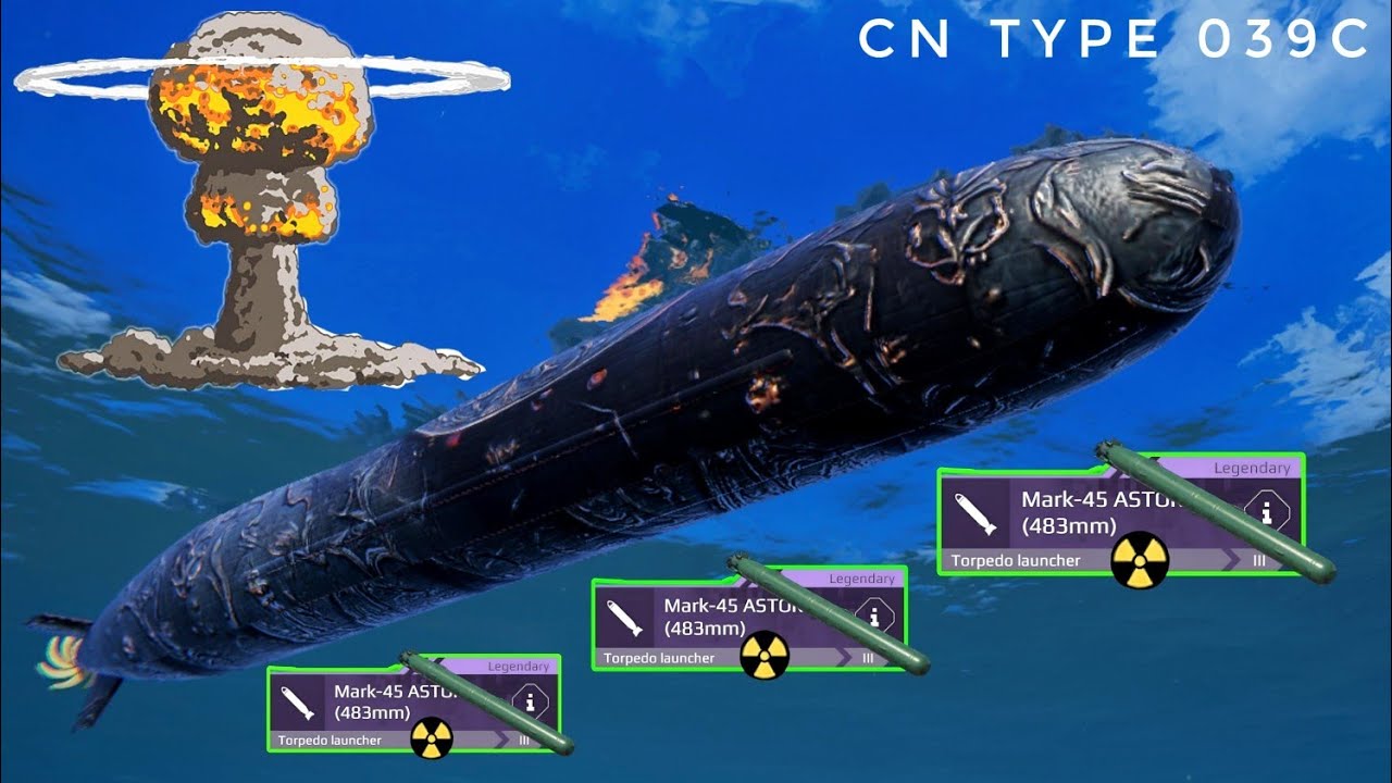 Crazy BP Free Submarine With Nuclear Build ☢️ Just Killing Machine ☠️ - Modern Warships 