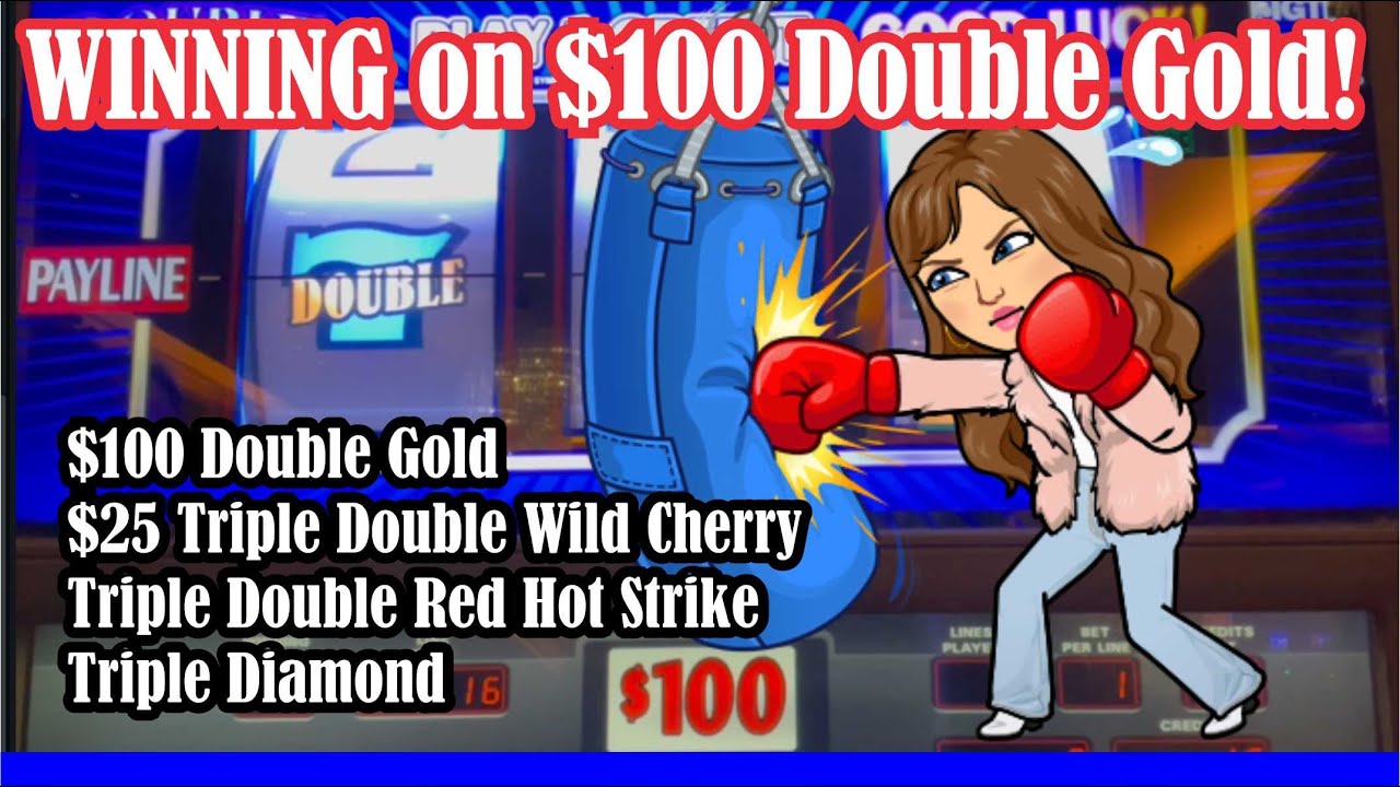 🔴 WINNING ON $100 Double Gold Slot Machine! PLUS MORE High Limit Slot Videos LIVE from VEGAS! 💰