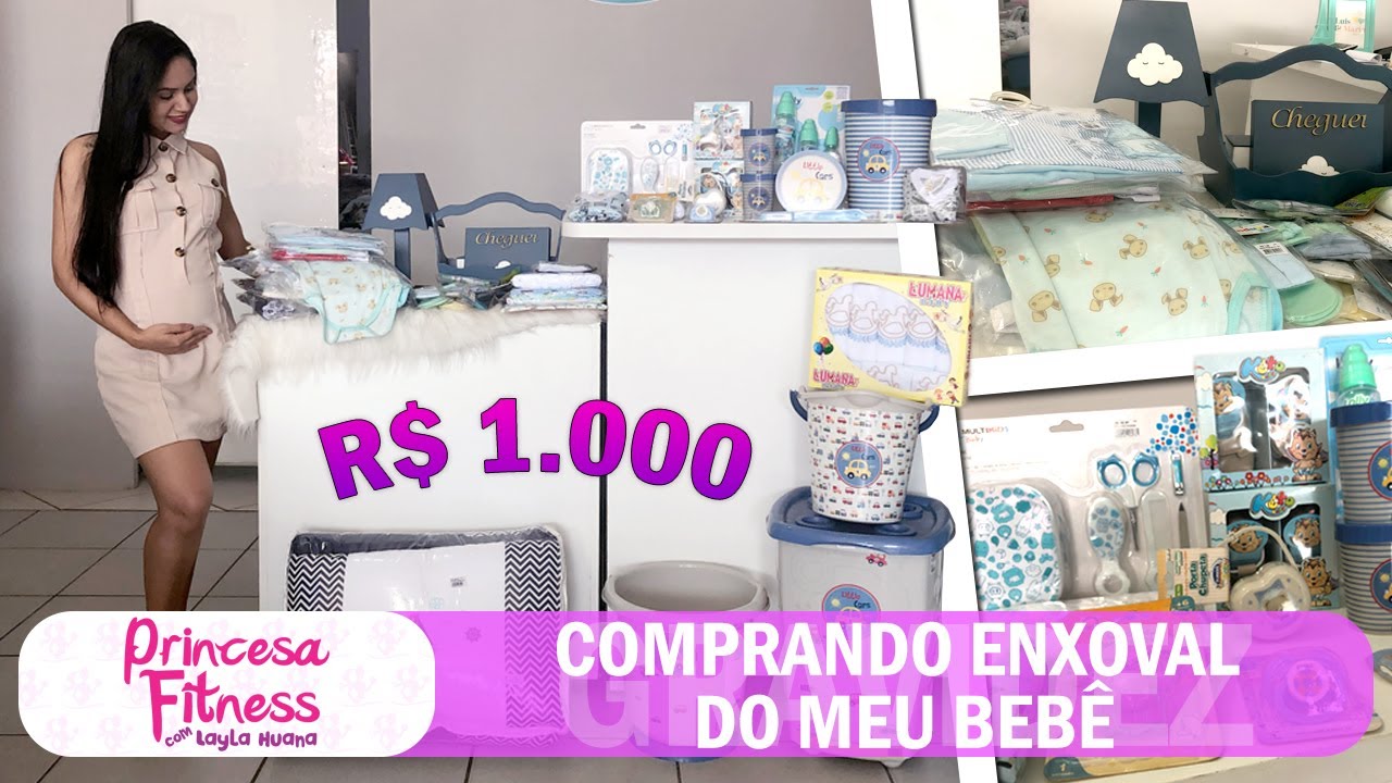 COMPRANDO O ENXOVAL PARA O MEU BEBÊ | Princesa Fitness