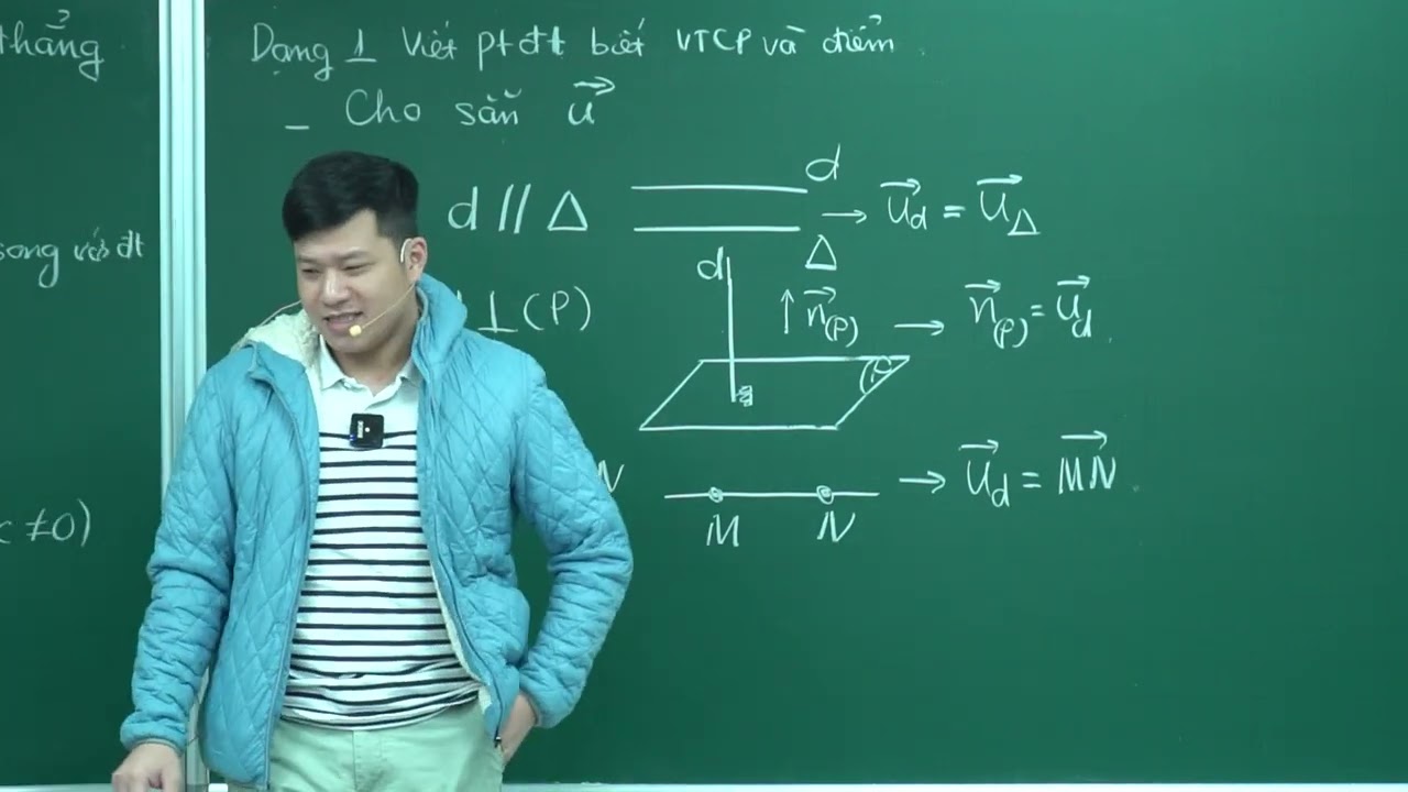 Bài 5. Phương trình đường thẳng | Toán 12 | Thầy Phạm Tuấn