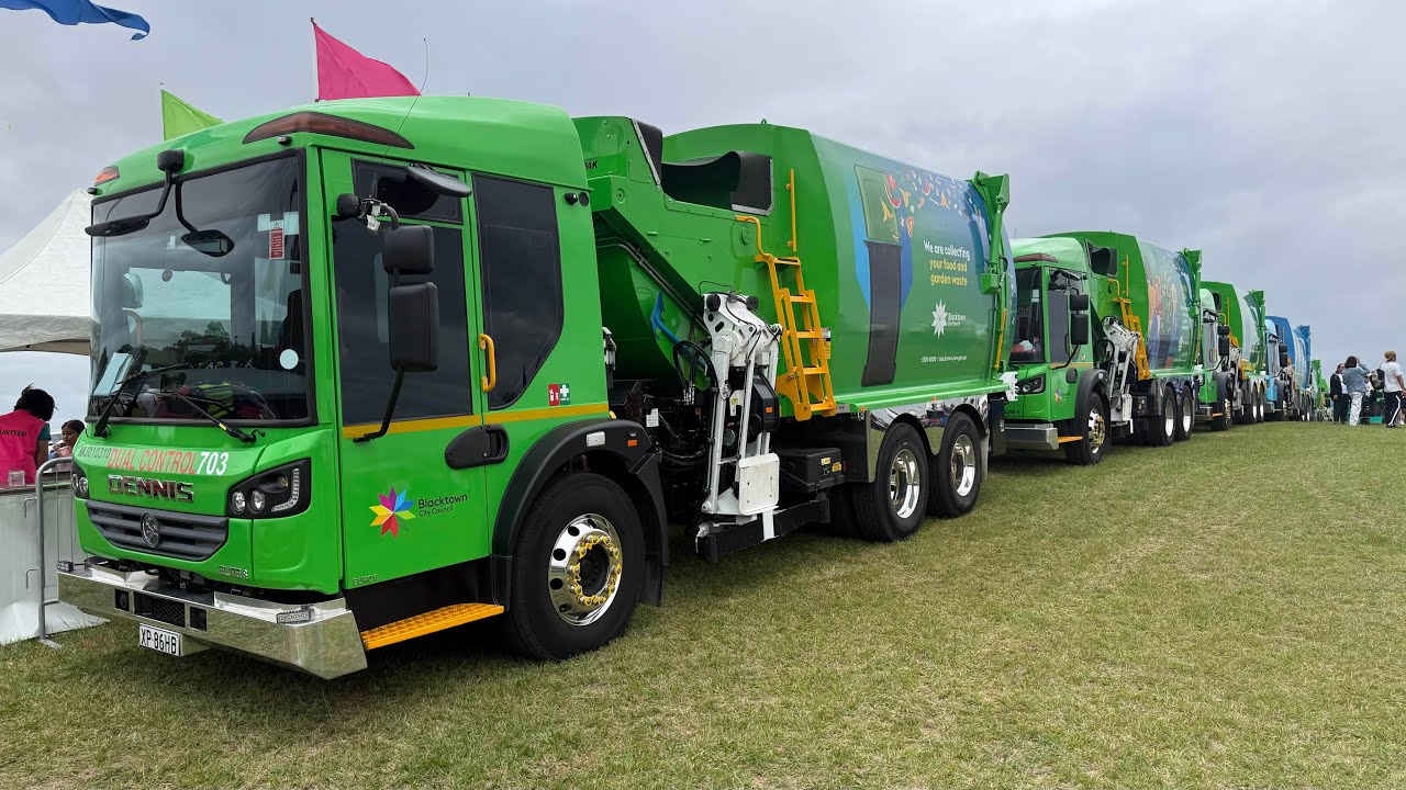 Blacktown City Council FOGO trucks at Australia Day Festival in Rooty Hill (Part 1) 