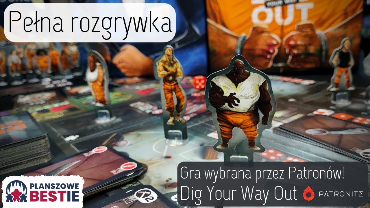 Planszowe Bestie #320 - Dig Your Way Out + dodatek - Pełna rozgrywka - 23.01.2024