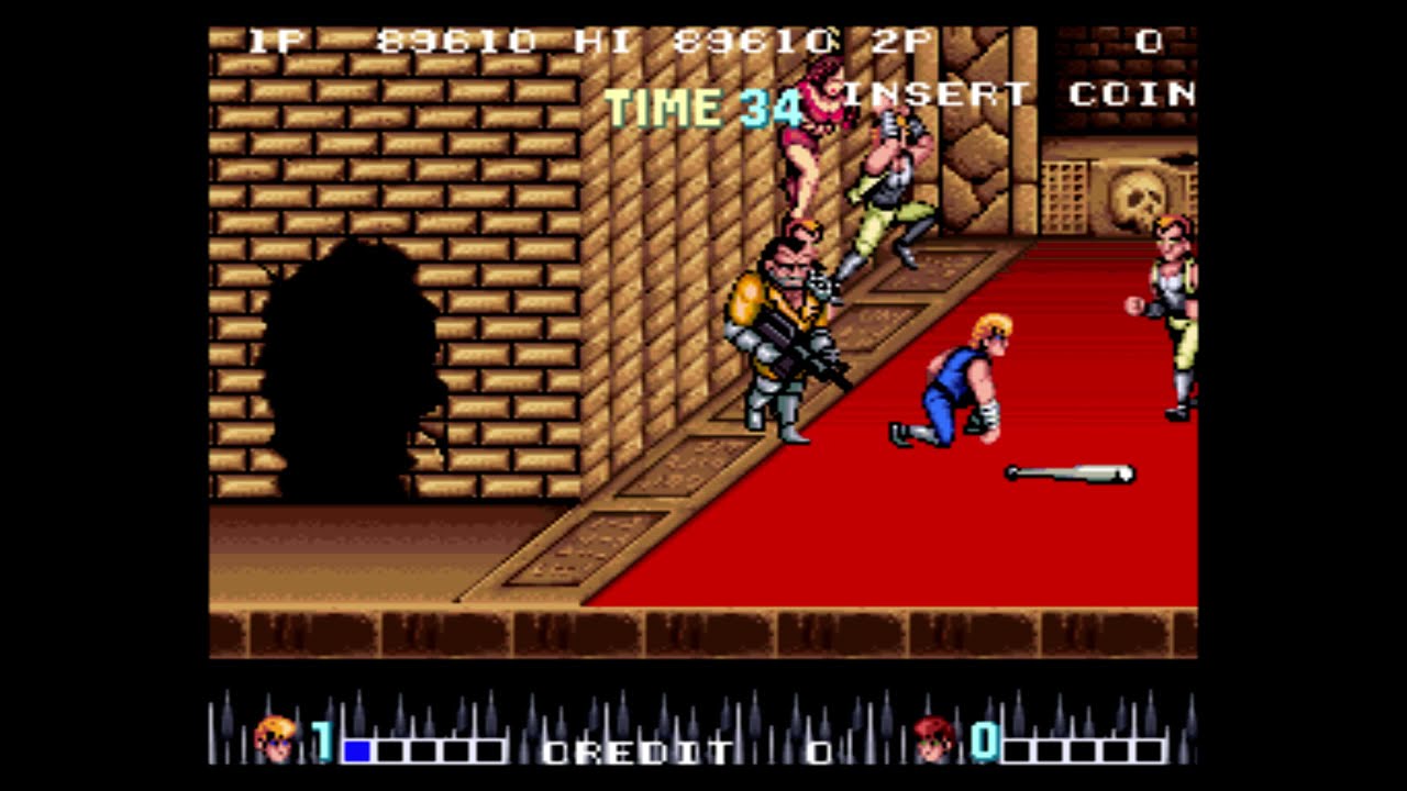 Double Dragon (arcade) - Final Boss & Ending