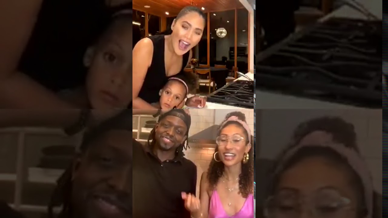 Ayesha Curry and Elaine Welteroth Cook on IG Live