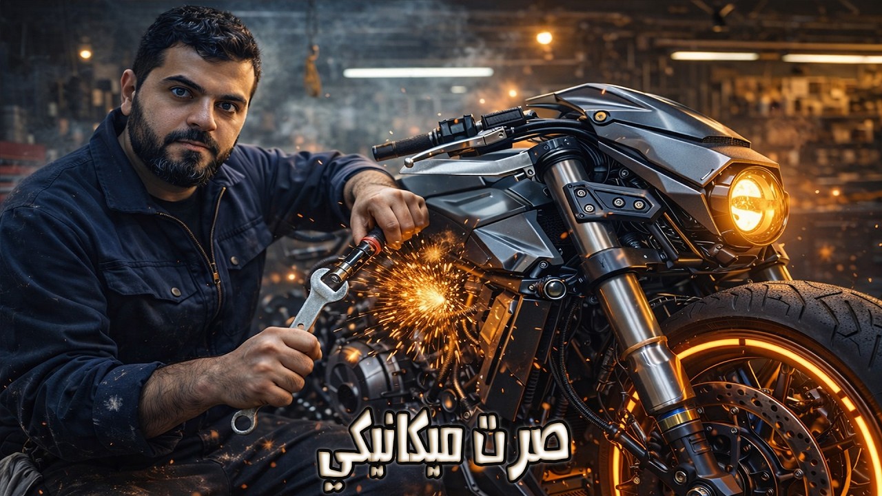 صنعت دراجة على كد فلوسي