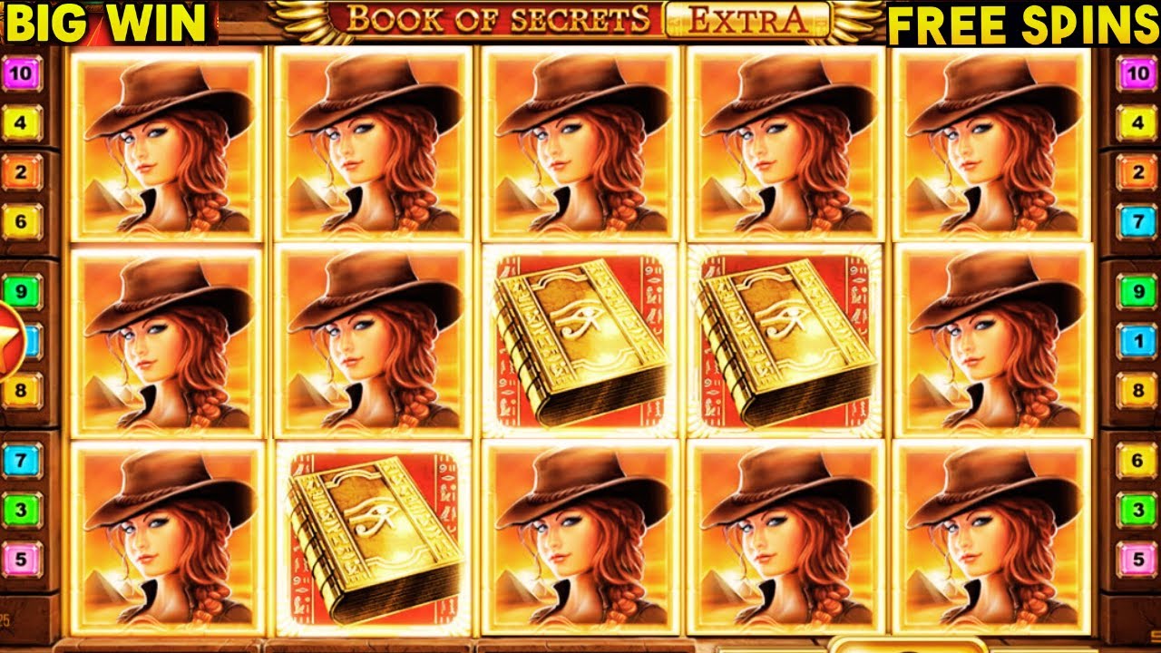 BOOK OF SECRETA EXTRA &ndash; 30 FREE SPINS MADNESS! FULL-SCREEN EXPANDING WIN!