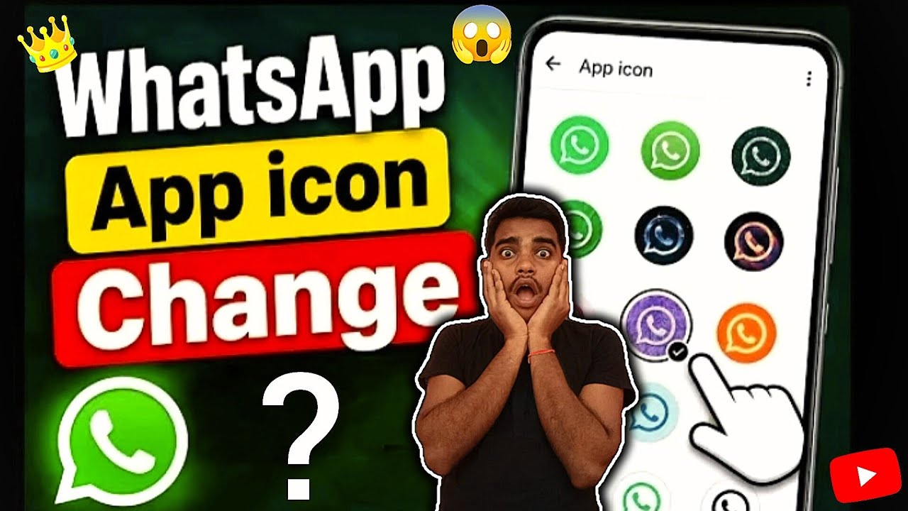 📢📢 Whatsapp App Icon Change...?🤔🤔 || New Update Whatsapp in Colours & Theme App Icon Done 😱✅