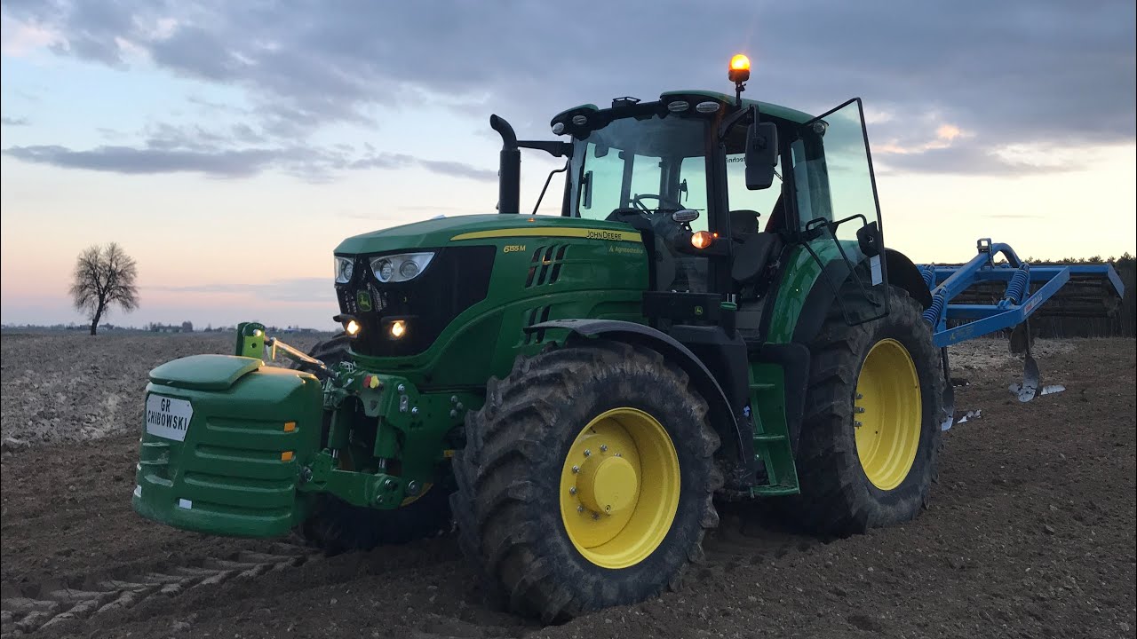 Przygotowania do siewu kukurydzy - JOHN DEERE 6155M - MANDAM KUS 3.0S AV#63