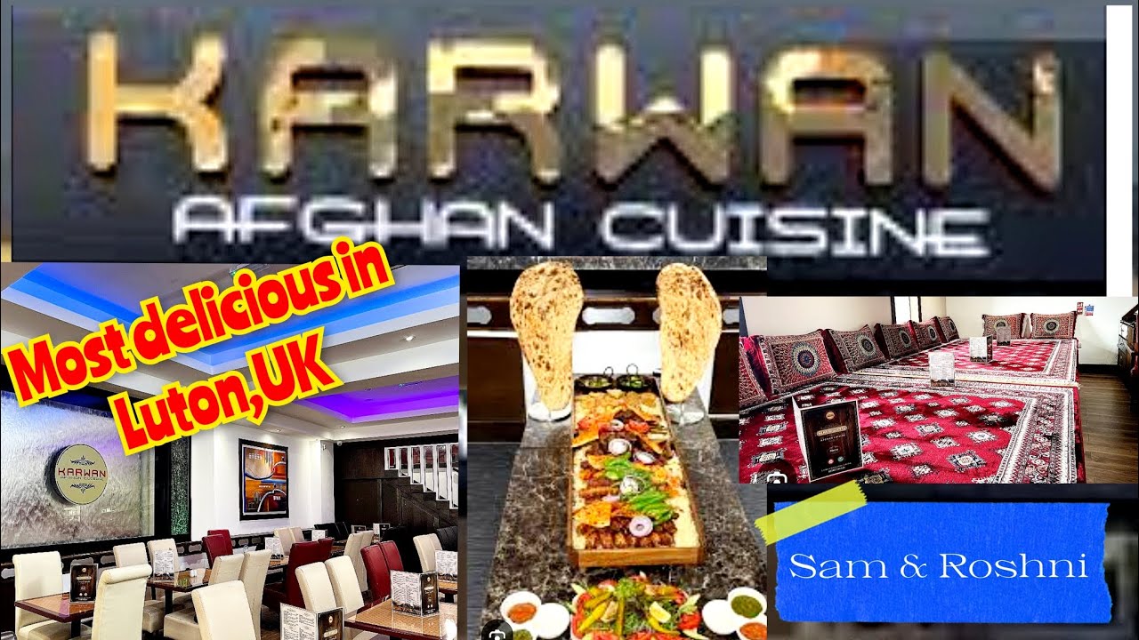 Afghan resturant, Luton, UK.| আফগানি পোলাউ |Karwan resturant | Afghan cuisine |@samroshni8790