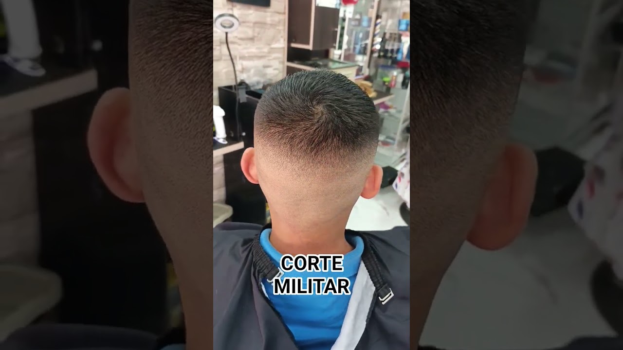 Corte Militar   #barbershop #barbero #barberlove #degradado #