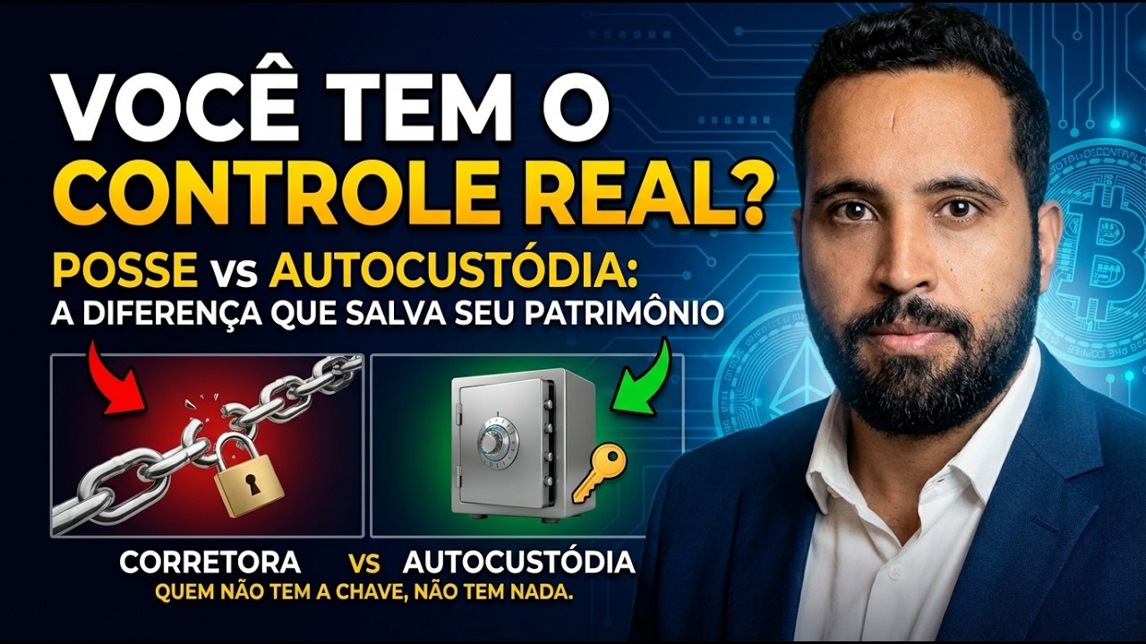 Você tem os ativos, mas tem controle real sobre eles? A diferença entre posse e autocustódia