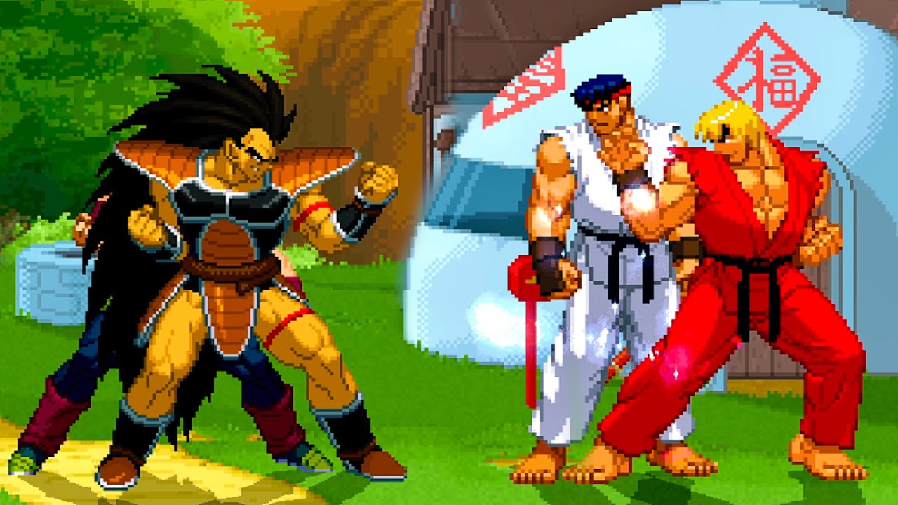 The Saiyan Duo Vs. Street Fighter's - Combatants