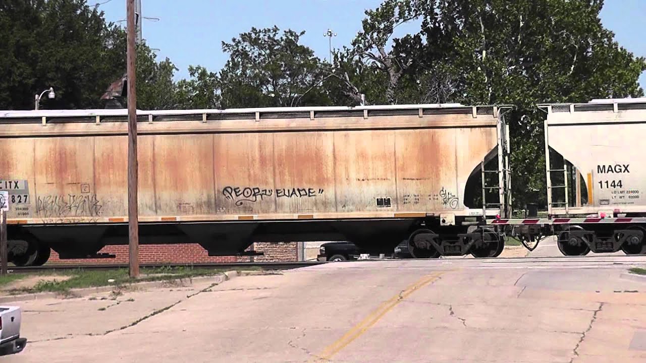 Freight train in Oklahoma City
