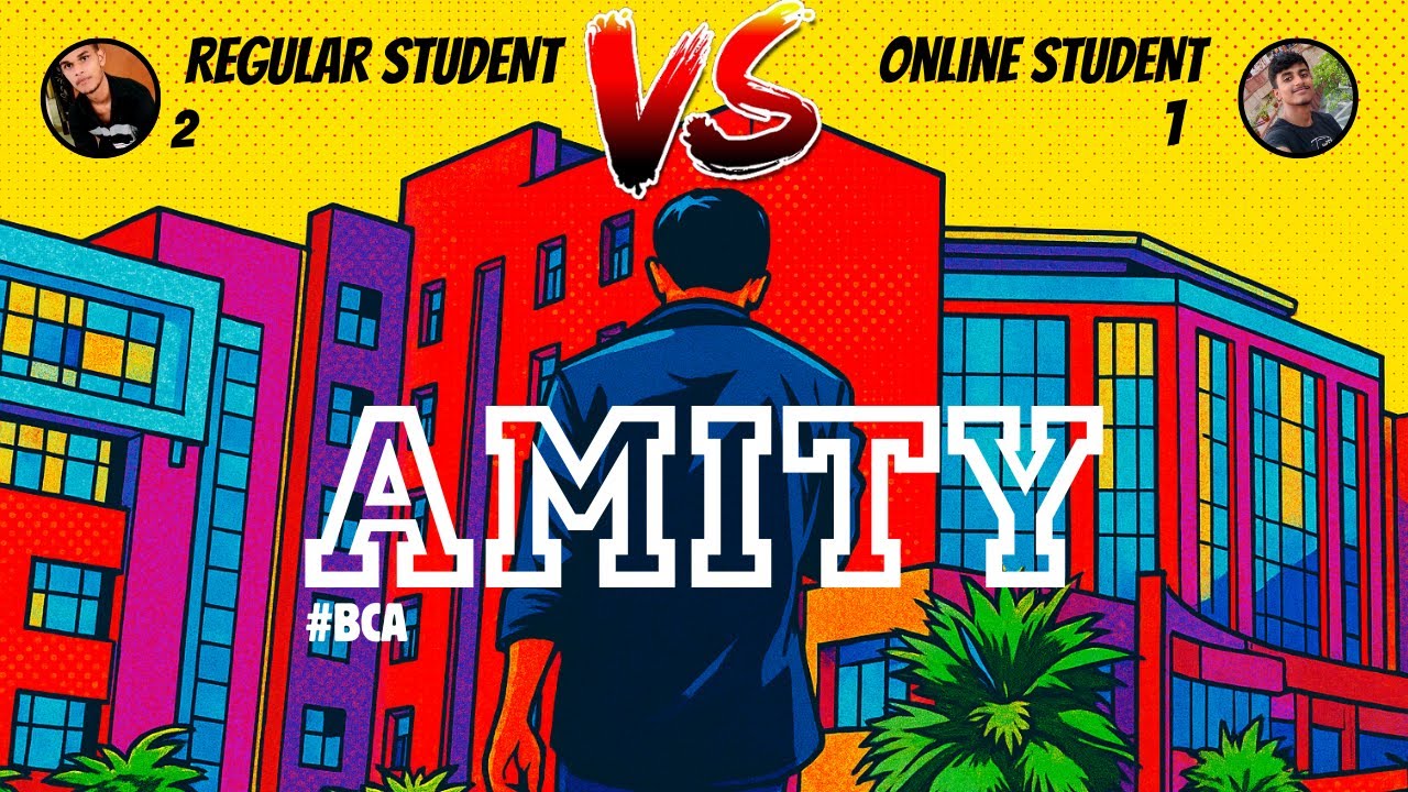 Difference between Online & Offline BCA Students &ndash; The Truth Revealed🤯 | Amity University Online