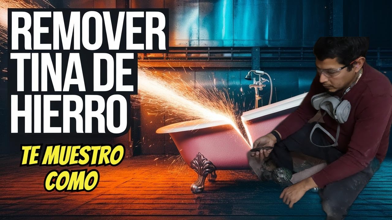 ¡Descubre el increíble secreto para quitar tinas de hierro fundido!