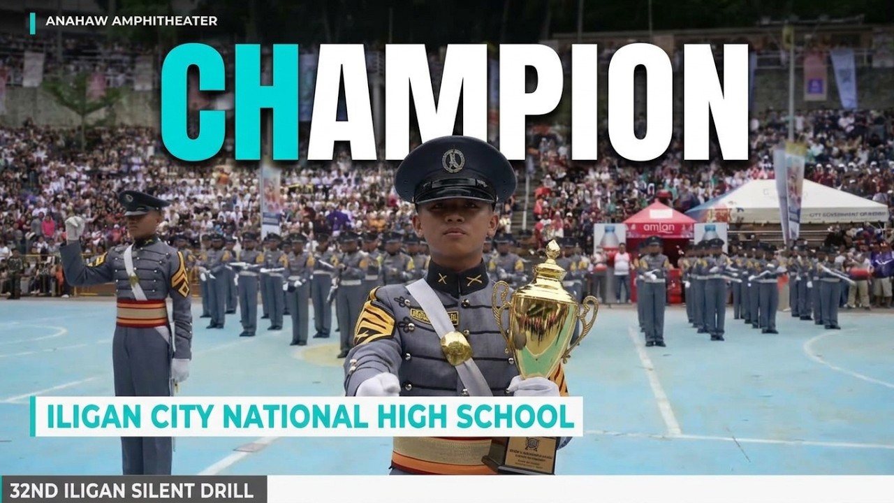 Iligan City National High School (ICNHS) - 32nd Silent Drill Competition CHAMPION 2025