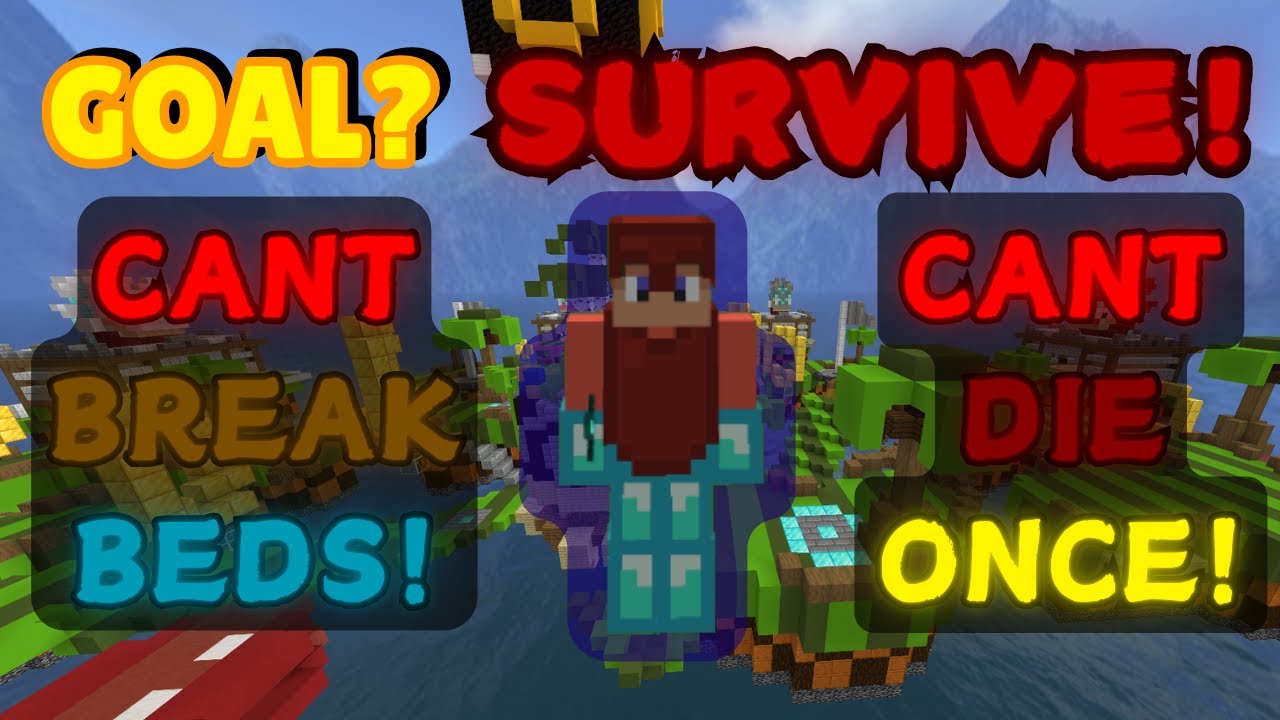 Bloxd.io Bedwars MANHUNT, но если я умру один раз, я проиграю!