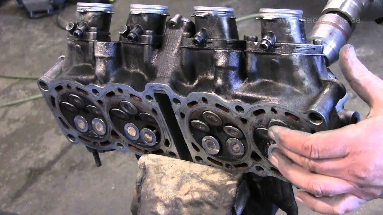 Yamaha FZR 1000 Hardening the Valves by TIG Stellite Welding