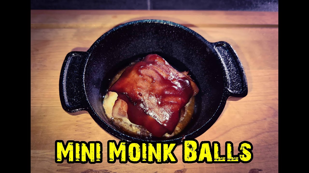 Mini Moink Balls im Mini Dutch Oven