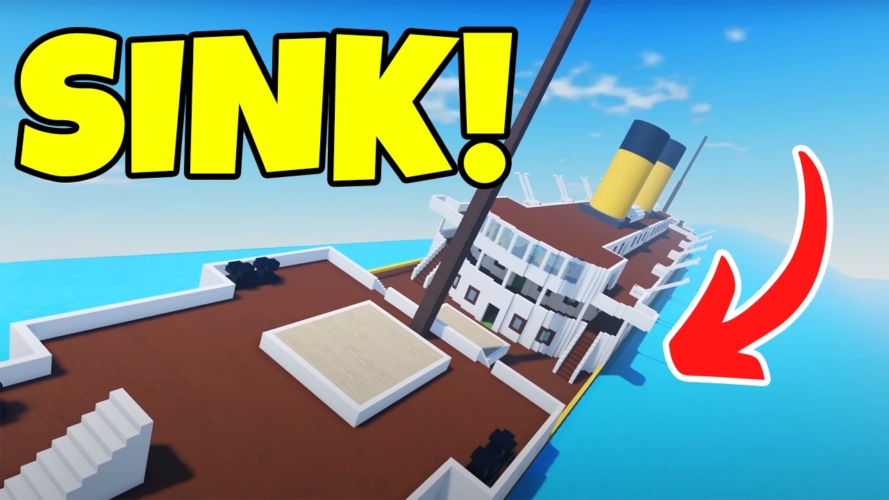 Выжить на САМОМ реалистичном тонущем грузовом корабле в Roblox!