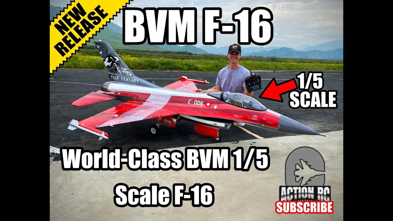 Ultimate Beast: BVM 1/5 Scale F-16 Turbine Jet,