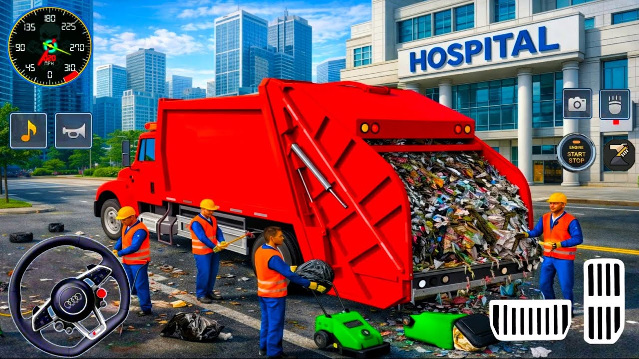 Extreme Truck Simulator 2026 - Real City Waste Collection Game - Android Gameplay