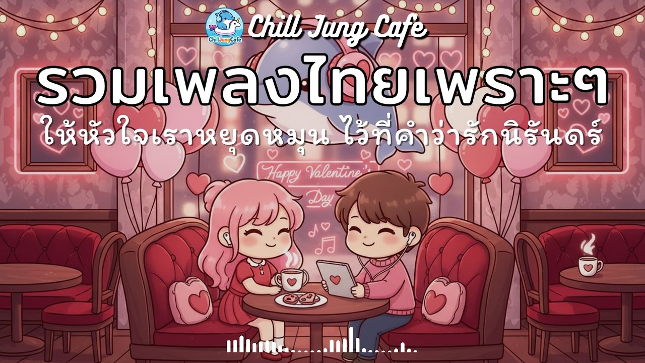ChillJungCafe Vol.61 รวมเพลงไทยเพราะๆ ฟังสบาย วาเลนไทน์ หัวใจหยุดหมุน คำว่ารักนิรันดร์